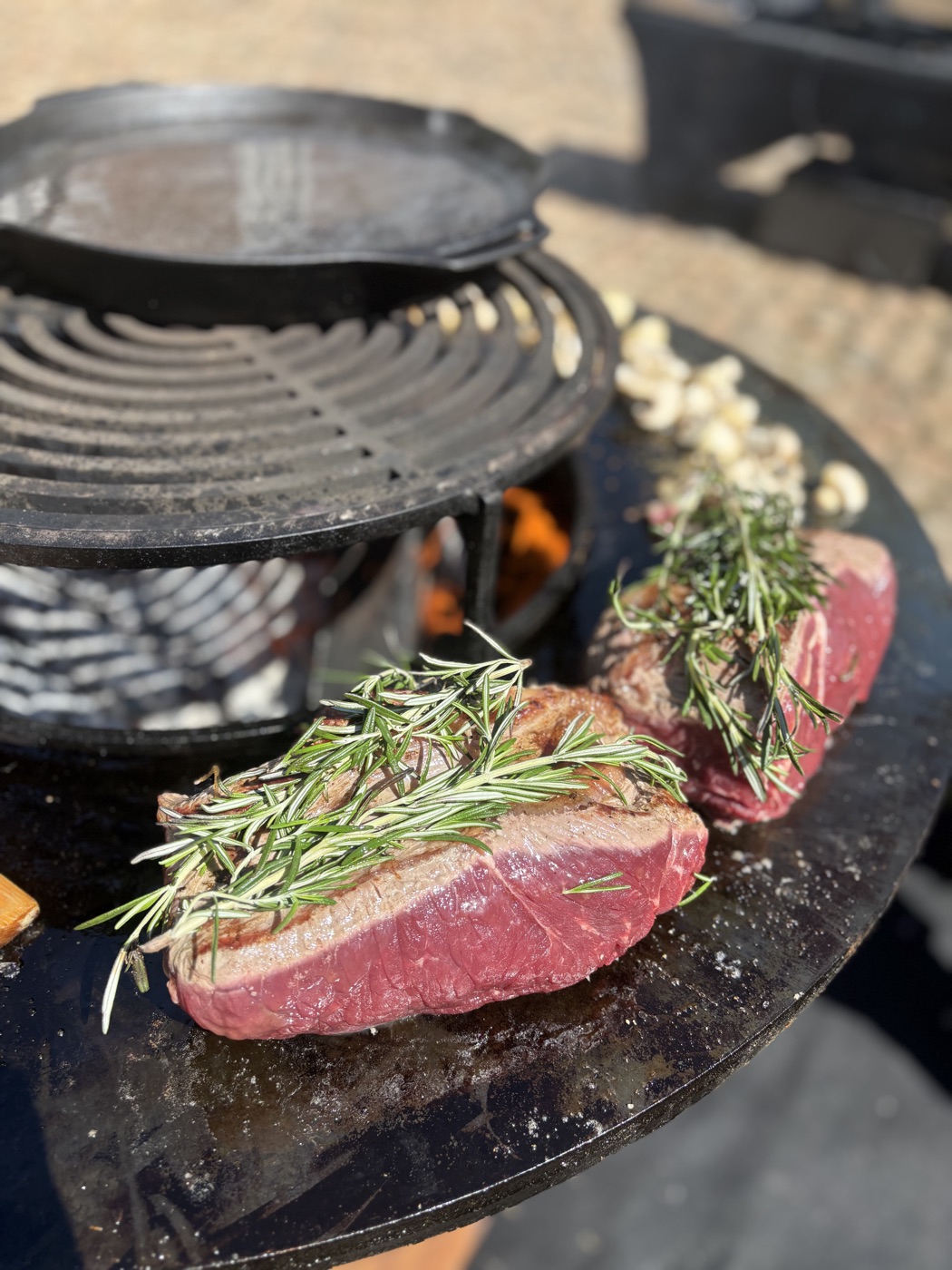 Steaks met rozemarijn